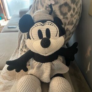 Steamboat Minnie Mouse Disney Quilt Knit Plush